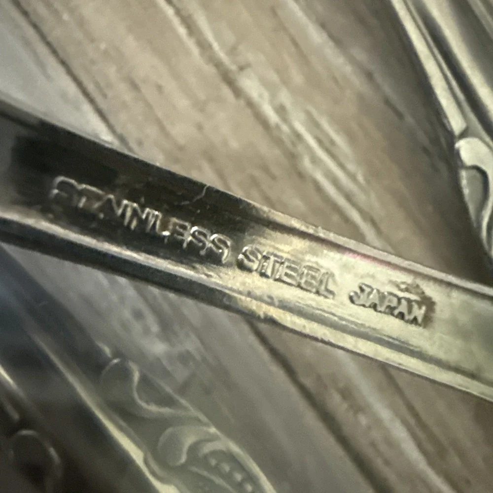 Stanley Roberts LISETTE Stainless Rogers Co‎ Japan 6 Teaspoons 6 3/8